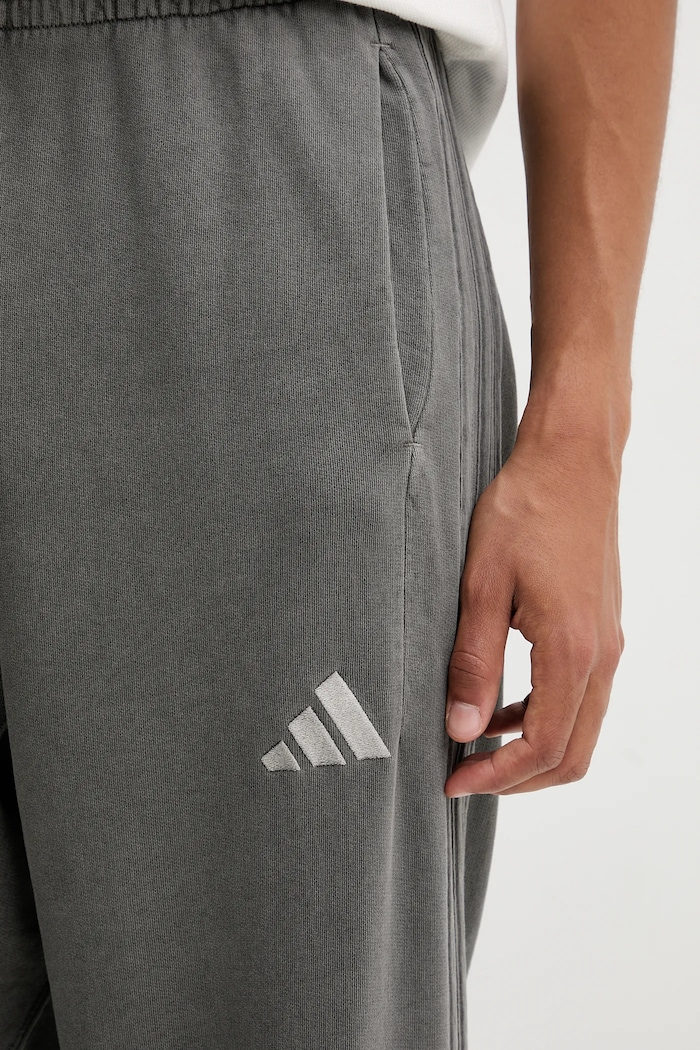 Bavlněné tepláky adidas All SZN šedá JL6524
