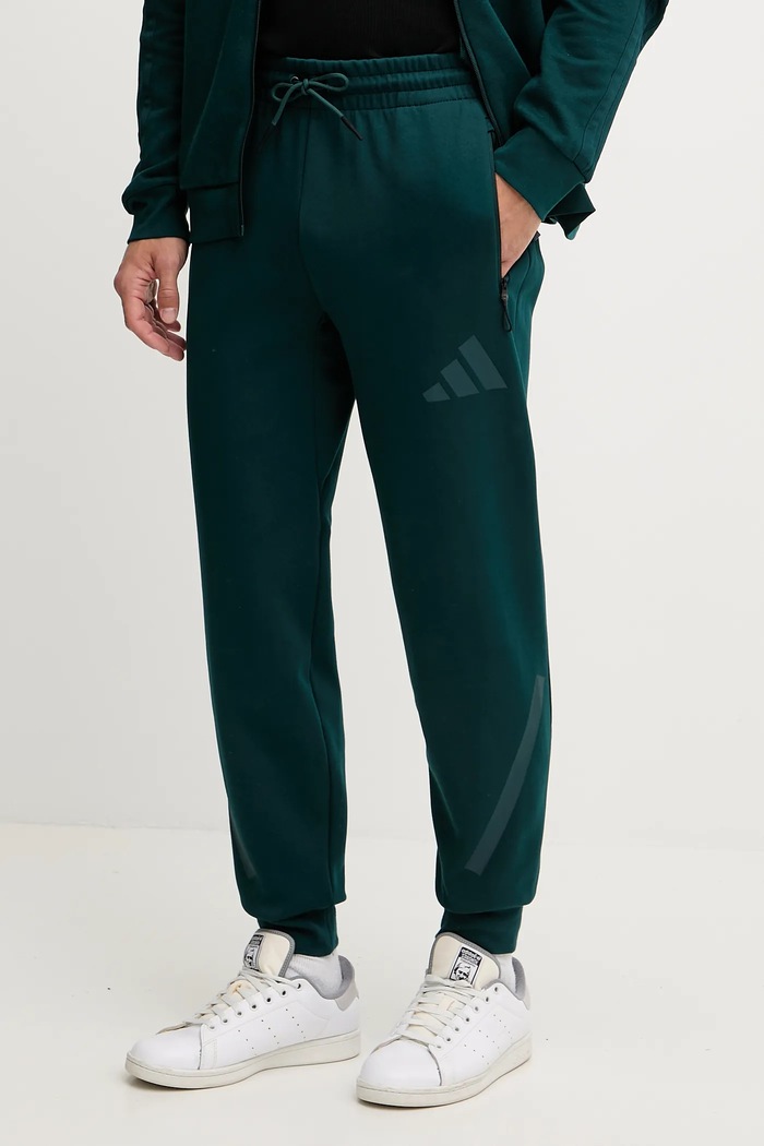 adidas spodnie dresowe x Z.N.E dzianina zielony JW4724