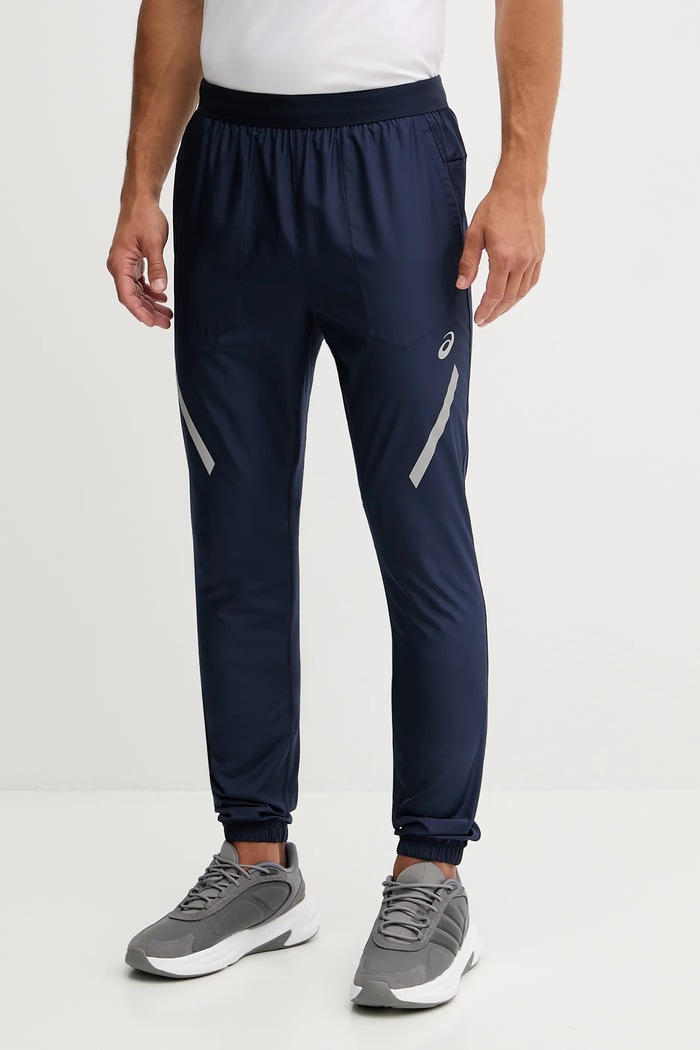 Asics pantaloni da allenamento LITE SHOW sovrastampa blu 2011C754.401