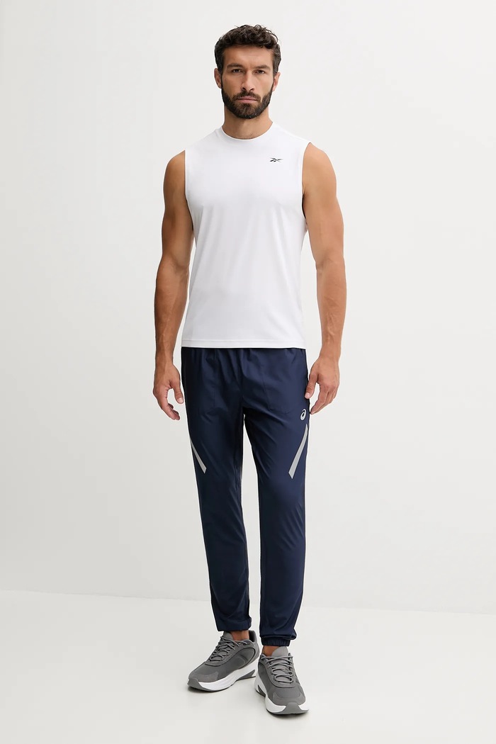 Asics pantaloni da allenamento LITE SHOW 2011C754.401 blu AW25