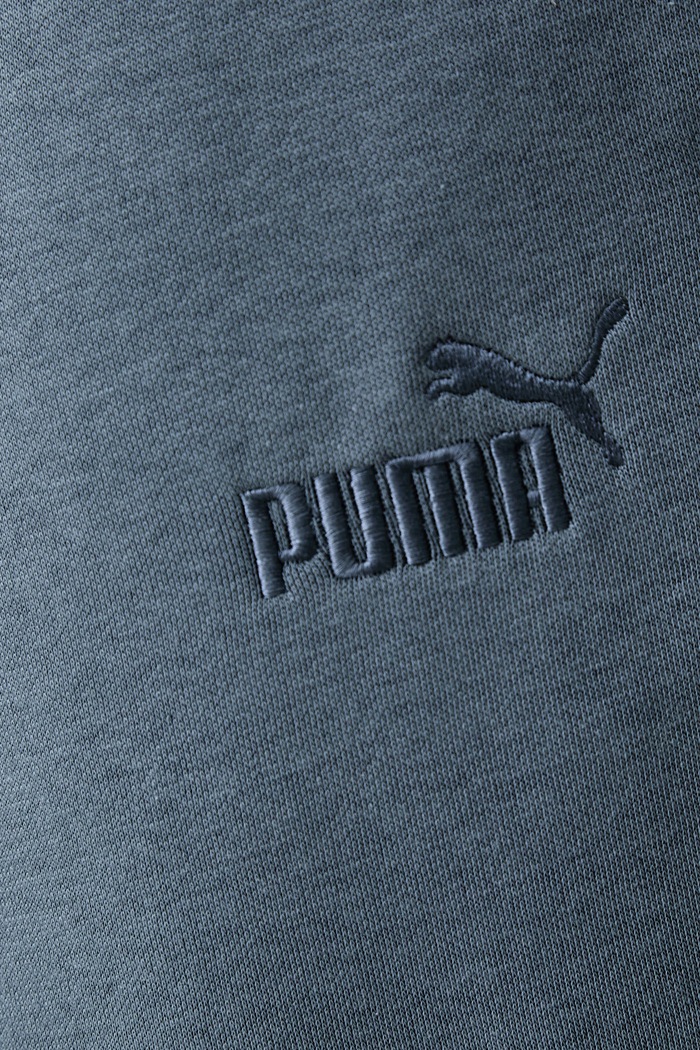 Spodnie dresowe męskie z bawełną Essential Logo Puma 682607 niebieski