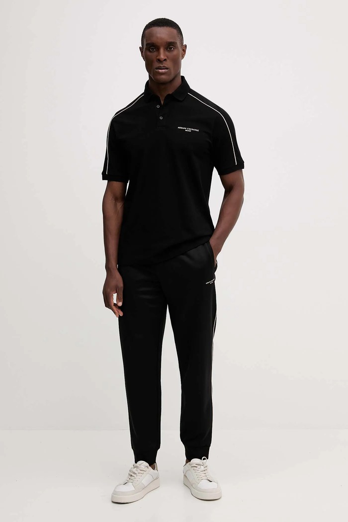 Armani Exchange pantaloni de trening XM001358.AF16278 negru AW25