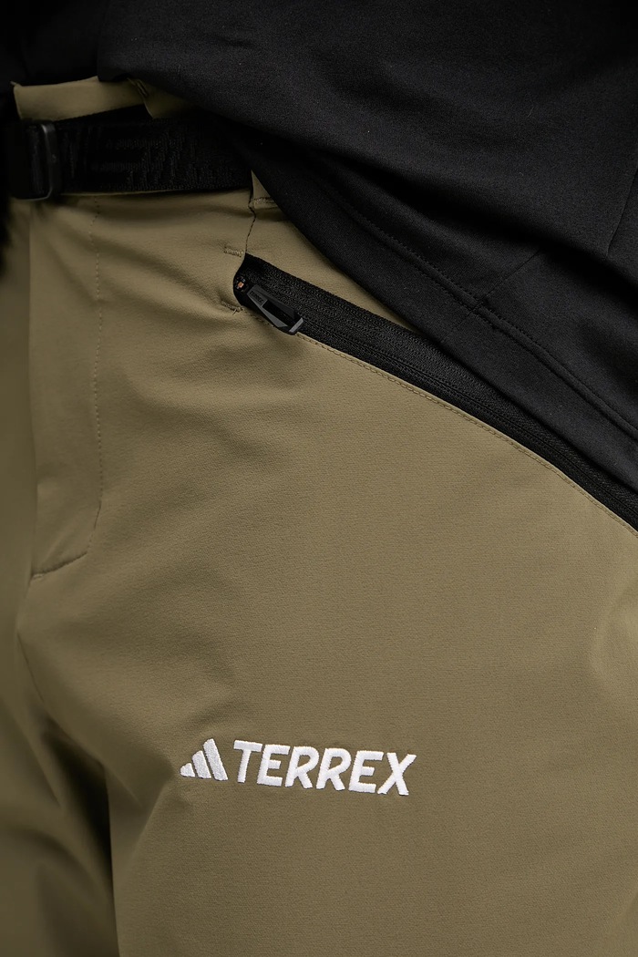 adidas TERREX spodnie outdoorowe Xperior zielony IK3533