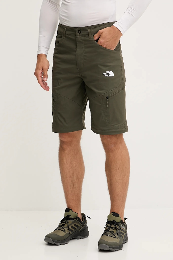The North Face szabadidős nadrág Exploration zöld NF0A8EC321L1