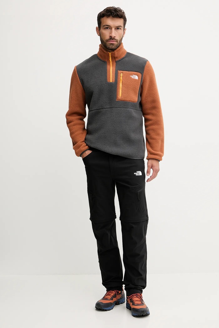 The North Face szabadidős nadrág Exploration NF0A8EC3JK31 fekete SS26