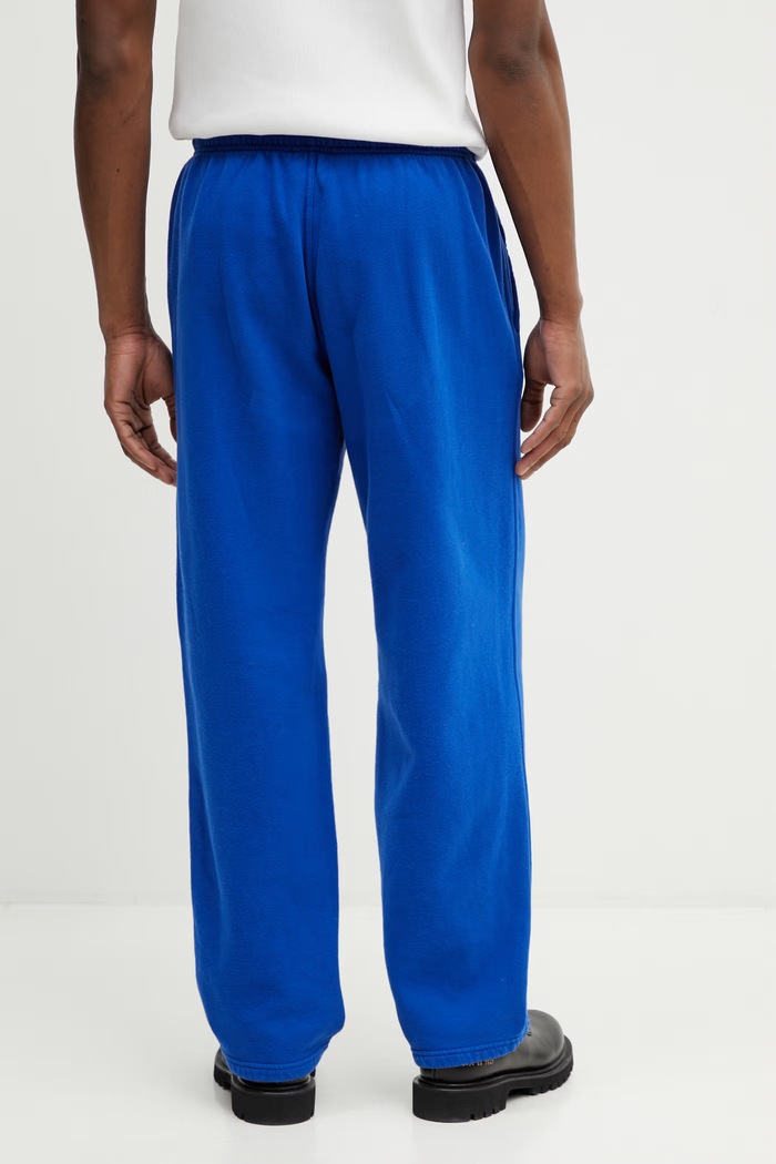 Îmbrăcăminte American Vintage pantaloni de trening din bumbac MPLI05B albastru