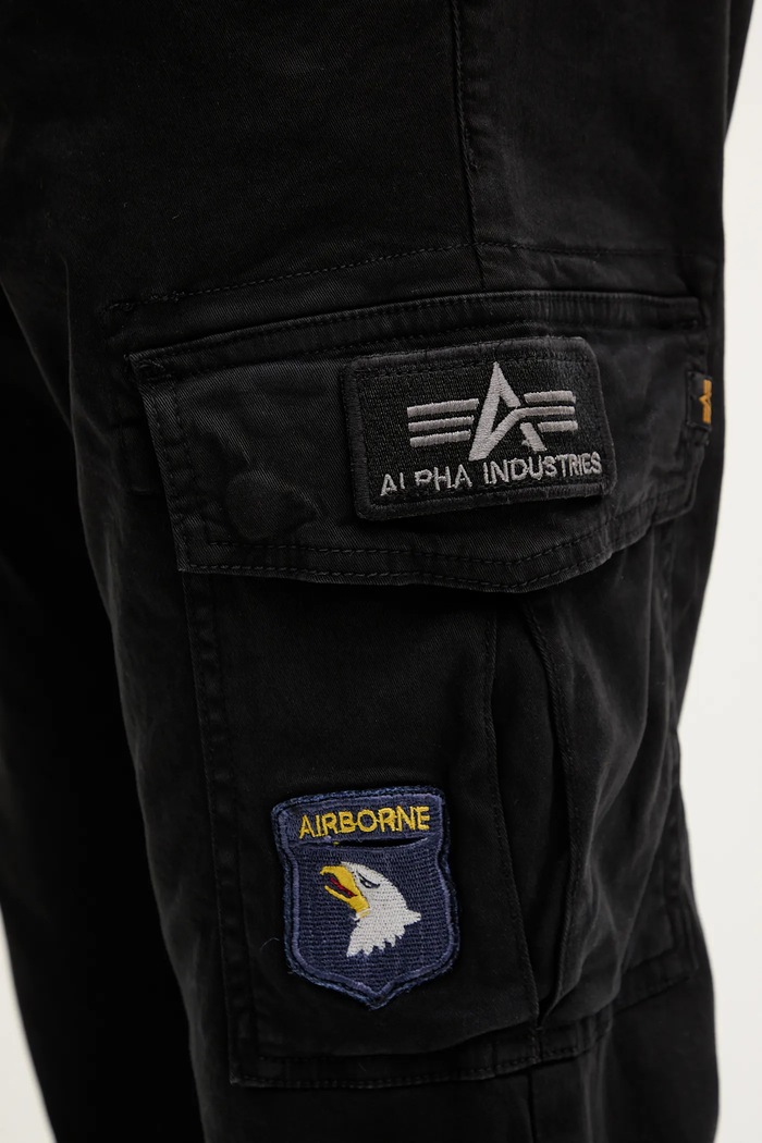 Панталон Alpha Industries Petrol Patch черен 178207.03