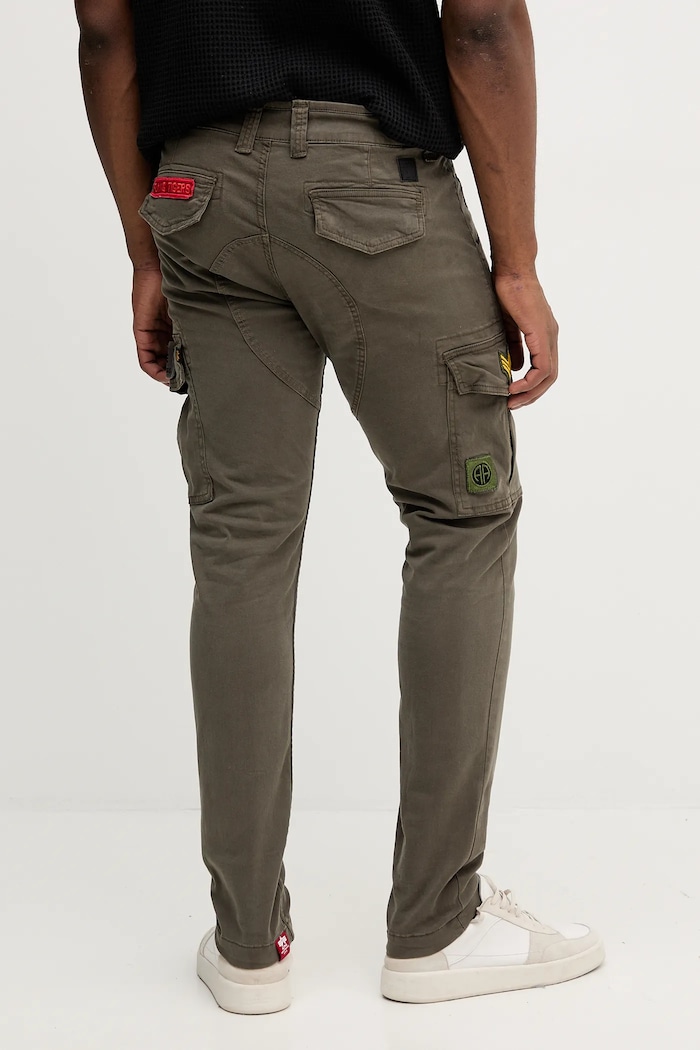 Дрехи Панталон Alpha Industries Petrol Patch 178207.136 зелен