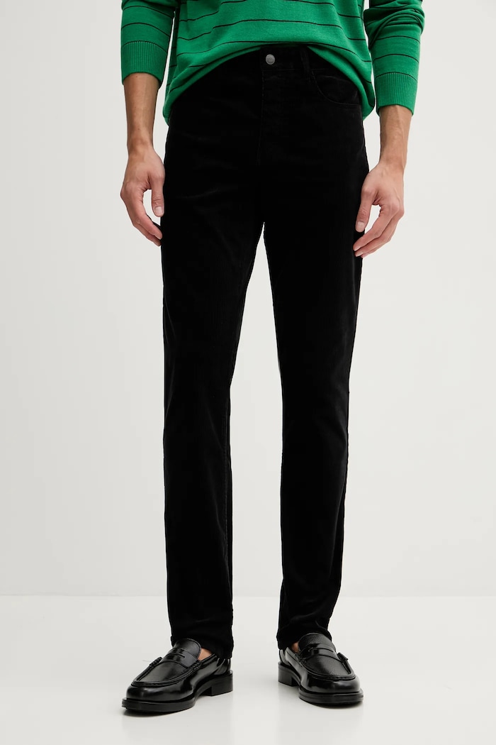 Zadig&Voltaire Spodnie sztruksowe czarny WMPA00182