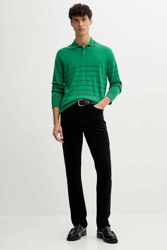 Zadig&Voltaire Spodnie sztruksowe WMPA00182 czarny AA00