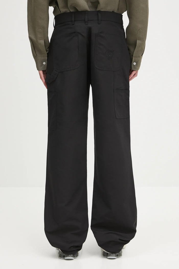Ρούχα Παντελόνι Sky High Farm Carpenter pants SHF07P002 μαύρο