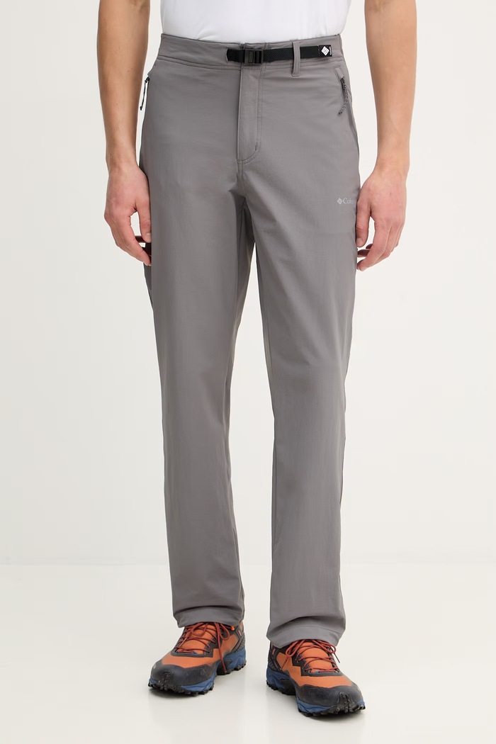 Turistické nohavice Columbia Essential Hike látka sivá 2136921