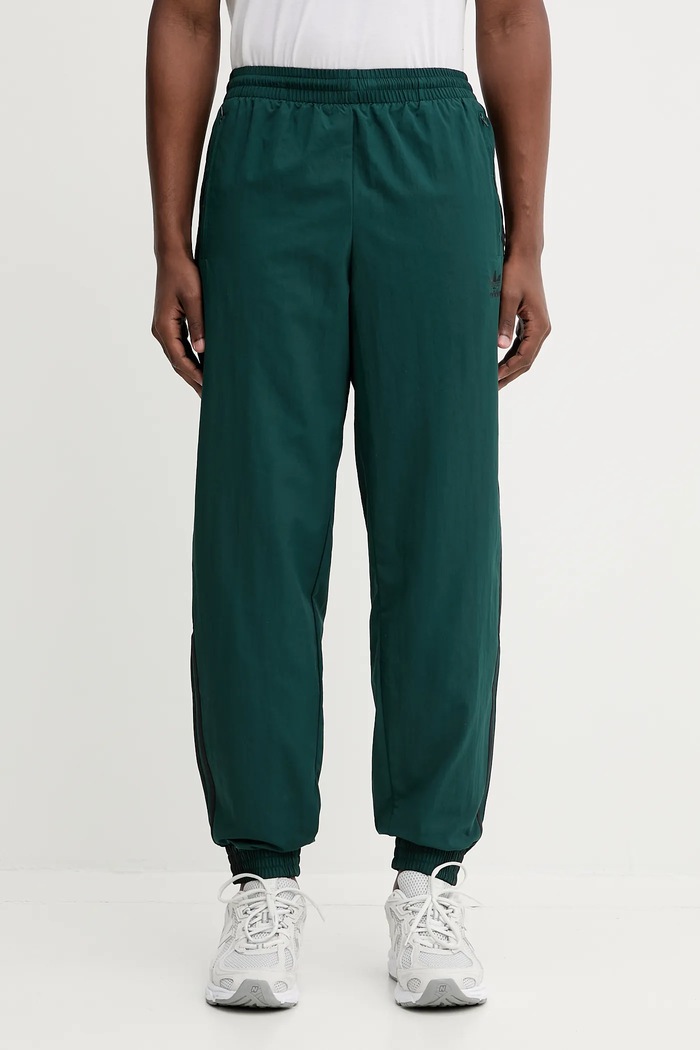 adidas Originals spodnie dresowe Firebird Pants aplikacja zielony JY1335