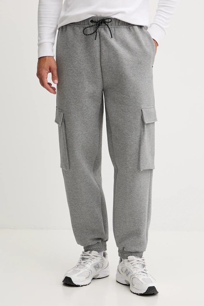 Tepláky Hummel s elastanom sivá 228338