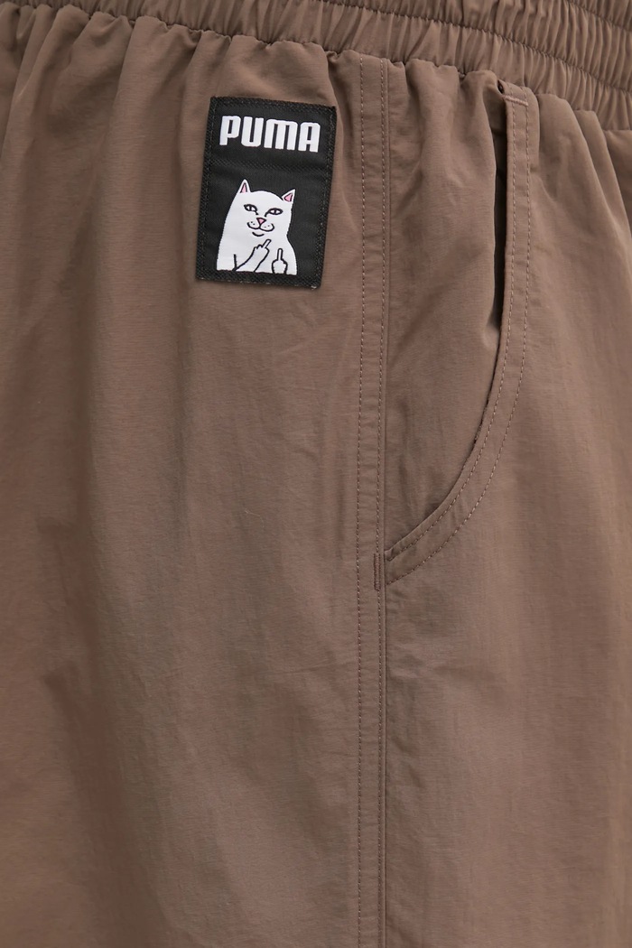 Nohavice Puma x RIPNDIP 632417 hnedá