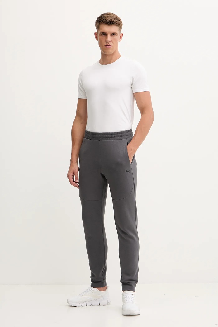 Tepláky Puma 684601 sivá AW25