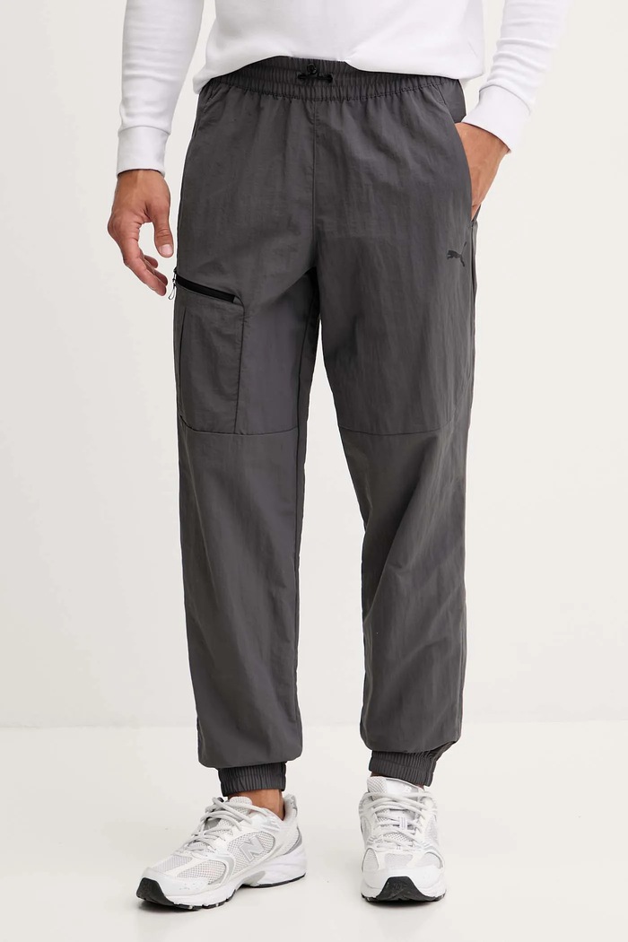 Puma pantaloni de trening panza gri 688046.M