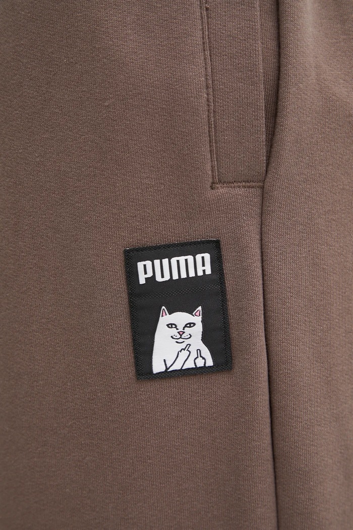 Παντελόνι φόρμας Puma PUMA x RIPNDIP 632416 καφέ