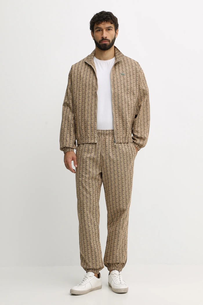 Tepláky Lacoste XH8908 béžová AW25