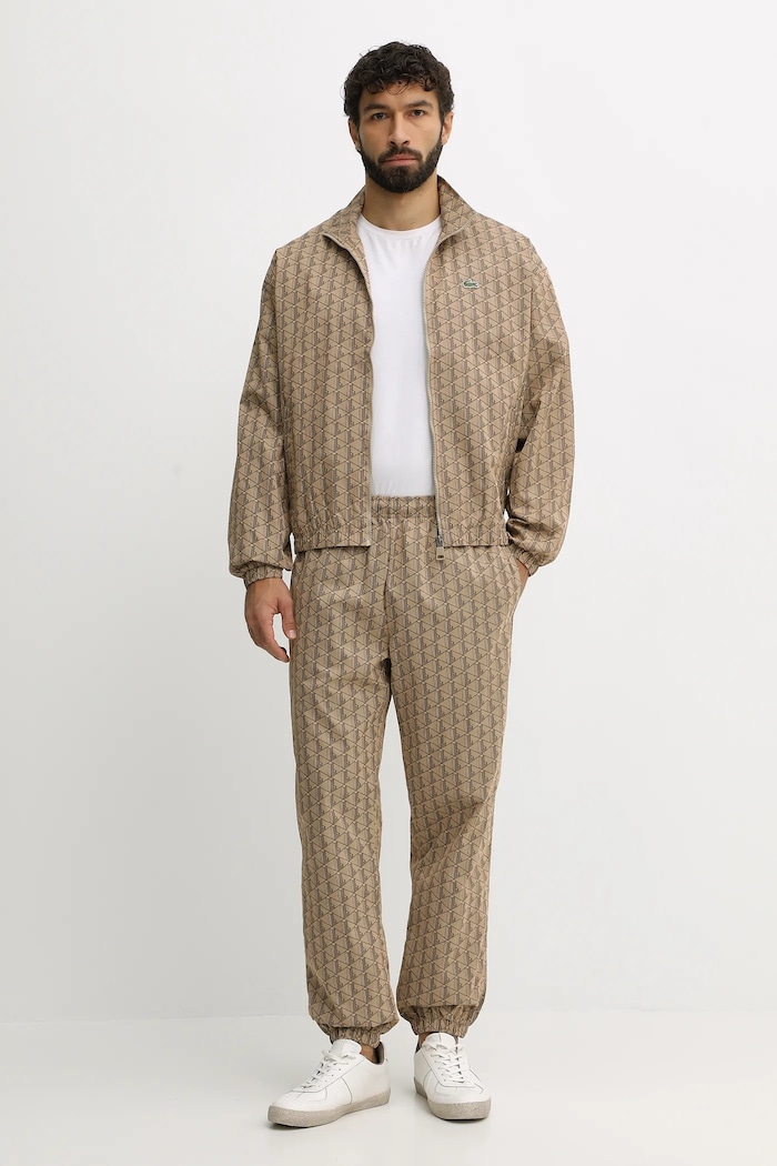 Tepláky Lacoste XH8908 béžová AW25