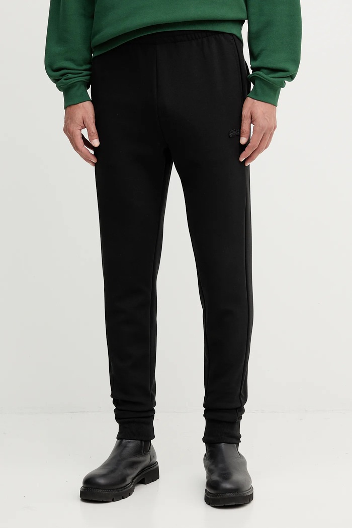 Lacoste melegítőnadrág melanzs fekete XH9583
