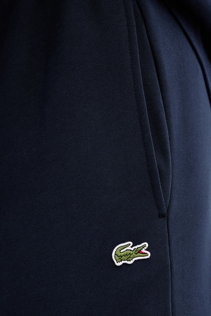 Lacoste Παντελόνι επίσημο βαμβακερό Ανδρικό σκούρο μπλε XH9833