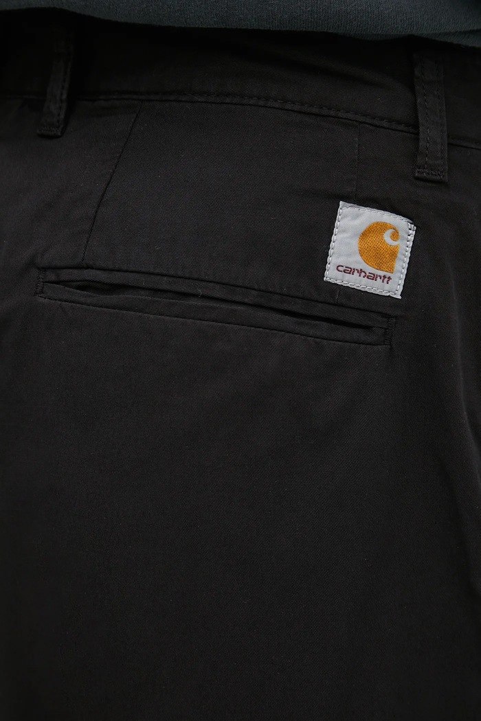 Bavlnené nohavice Carhartt WIP Evan čierna I035563.89GD
