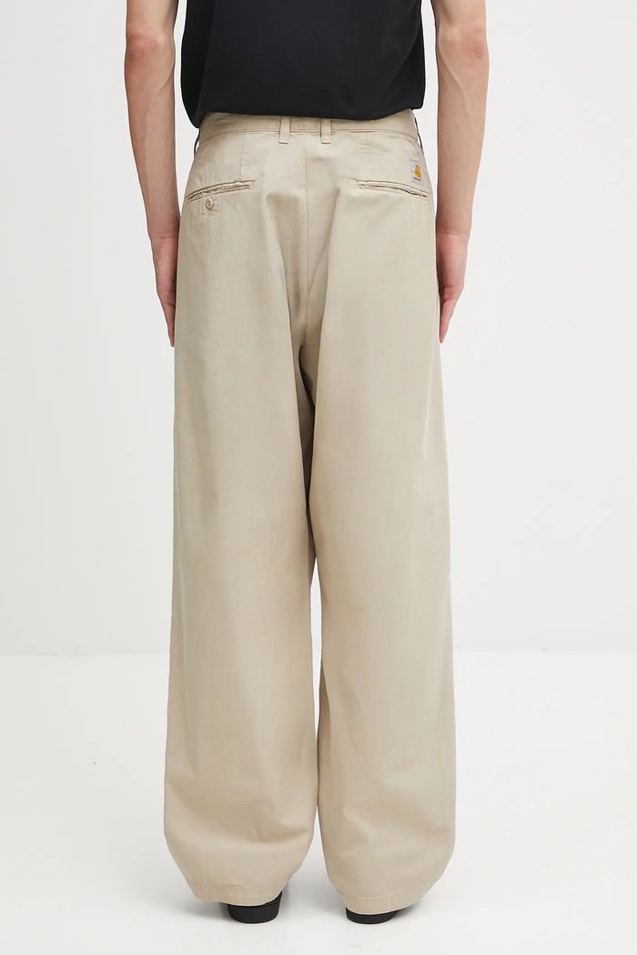 Abbigliamento Carhartt WIP pantaloni in cotone Evan I035563.G1GD beige