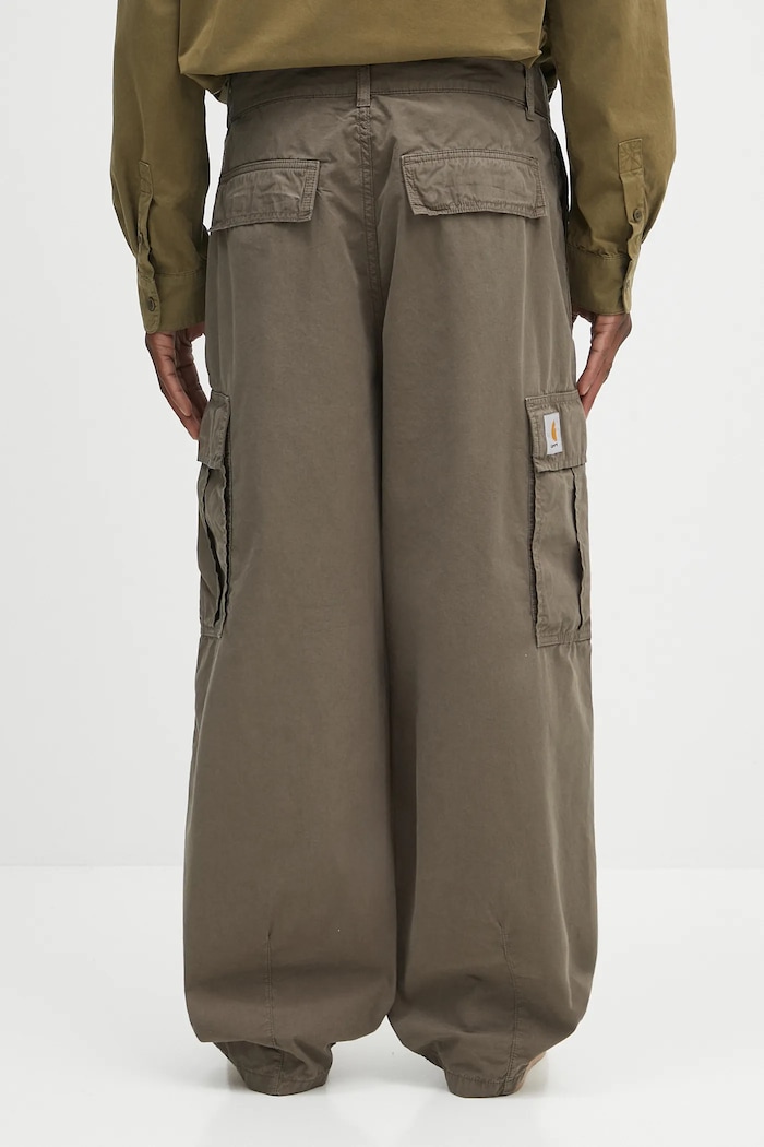 Clothing Carhartt WIP cotton trousers Cole Cargo I035565.2ZZGD green