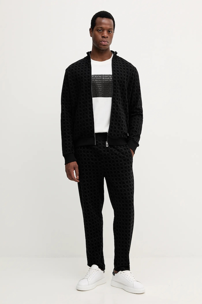Joop! pamut melegítőnadrág 30047446 fekete AW25