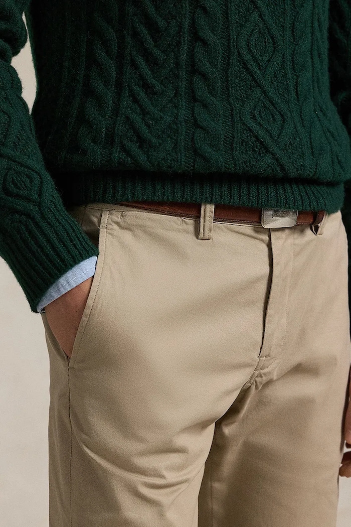 Nohavice Polo Ralph Lauren béžová 710687424