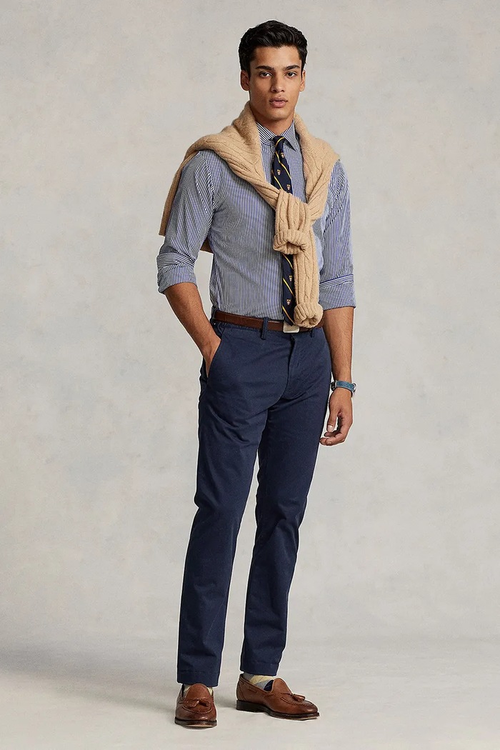 Oblečenie Nohavice Polo Ralph Lauren 710778778 tmavomodrá
