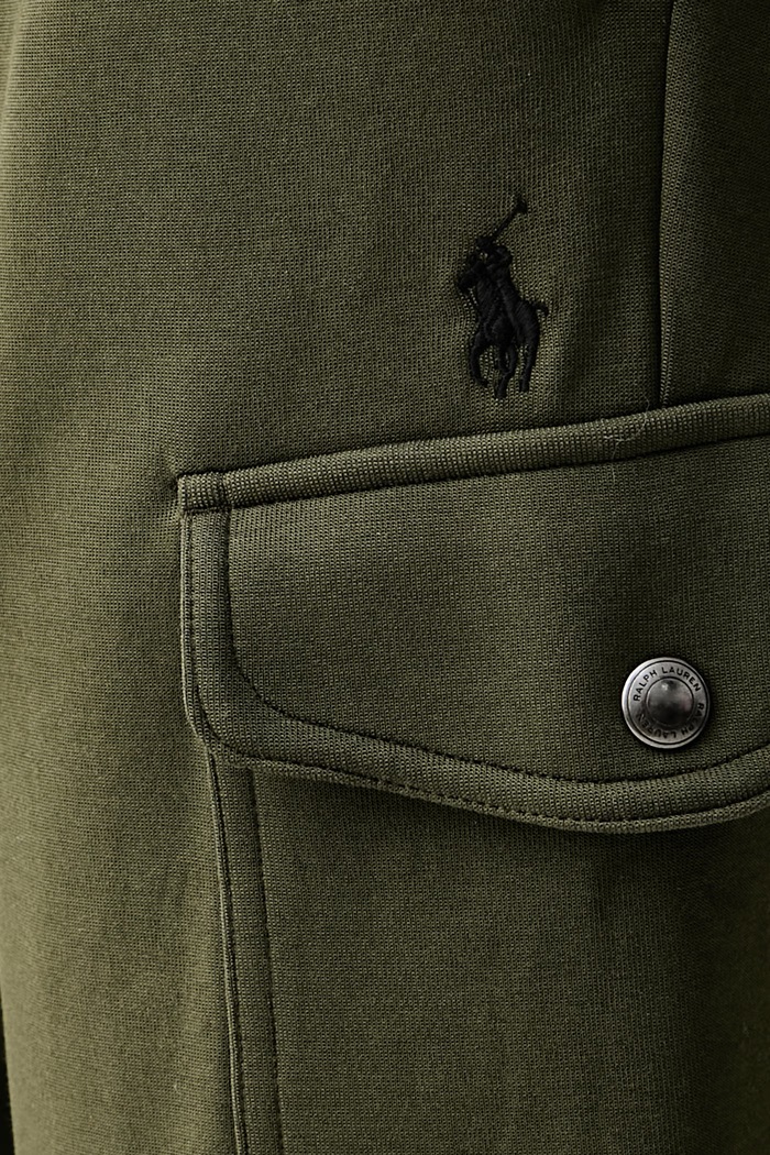 Polo Ralph Lauren pantaloni de trening pentru bărbați cu bumbac verde 710980340