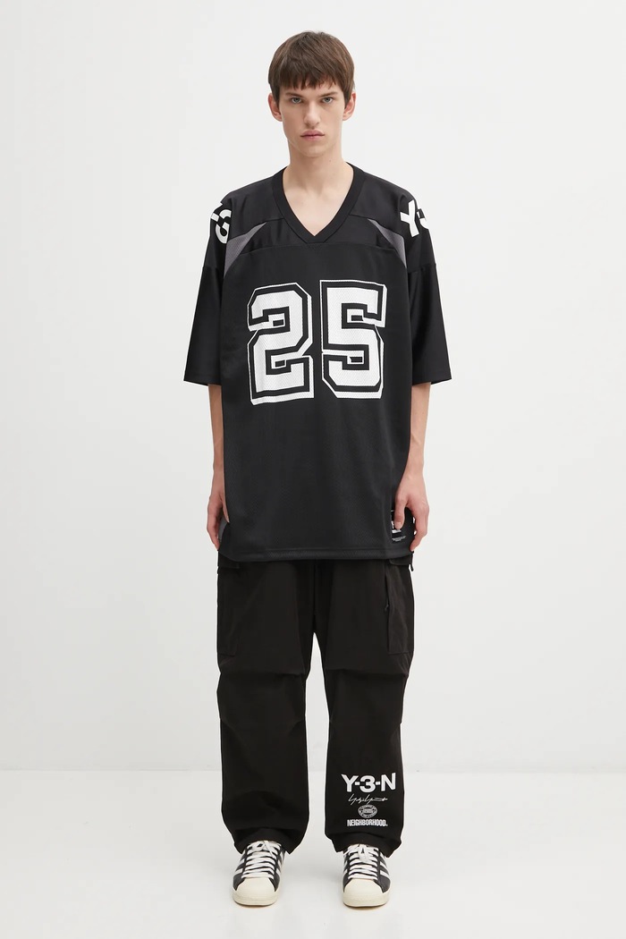 Παντελόνι Y-3 x Neighborhood Cargo JW7003 μαύρο