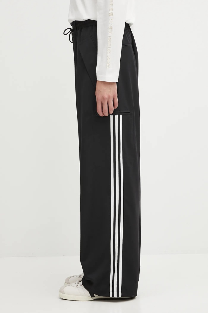 Hlače s vunom Y-3 Refined Wool JX7275 crna AW25