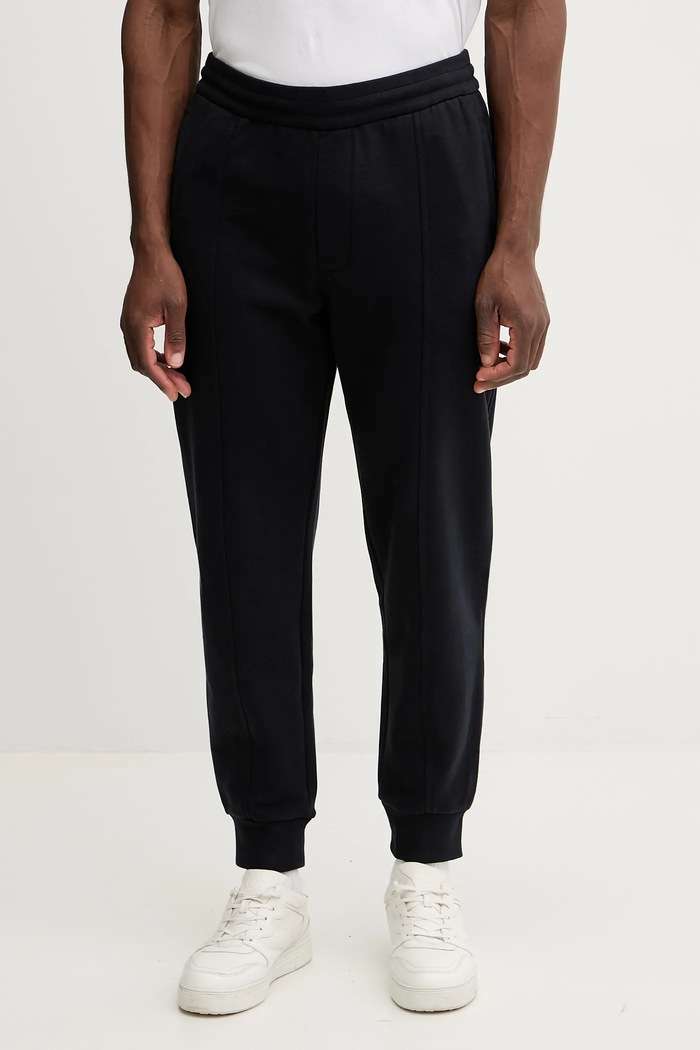 Armani Exchange pantaloni de trening din bumbac bumbac bleumarin XM001028.AF12656