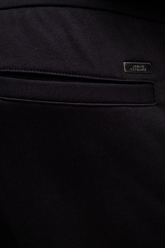 Bombažen spodnji del trenirke Armani Exchange mornarsko modra XM001041.AF10830