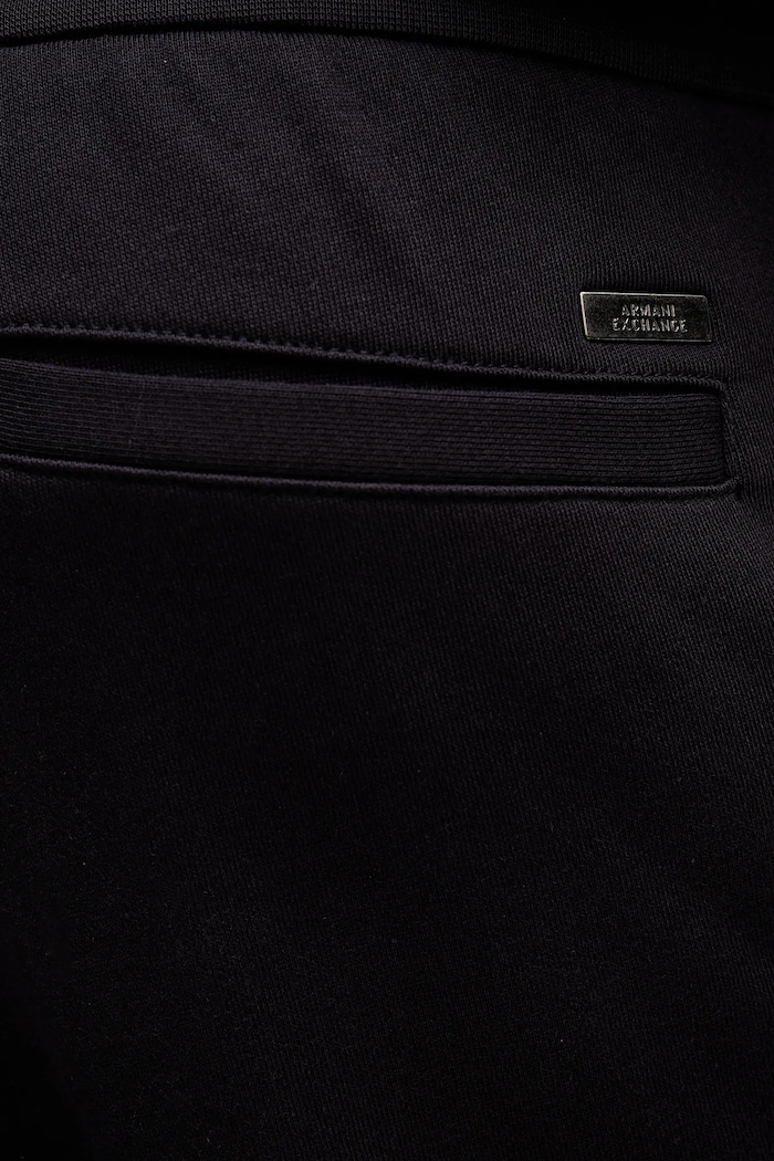 Bombažen spodnji del trenirke Armani Exchange mornarsko modra XM001041.AF10830