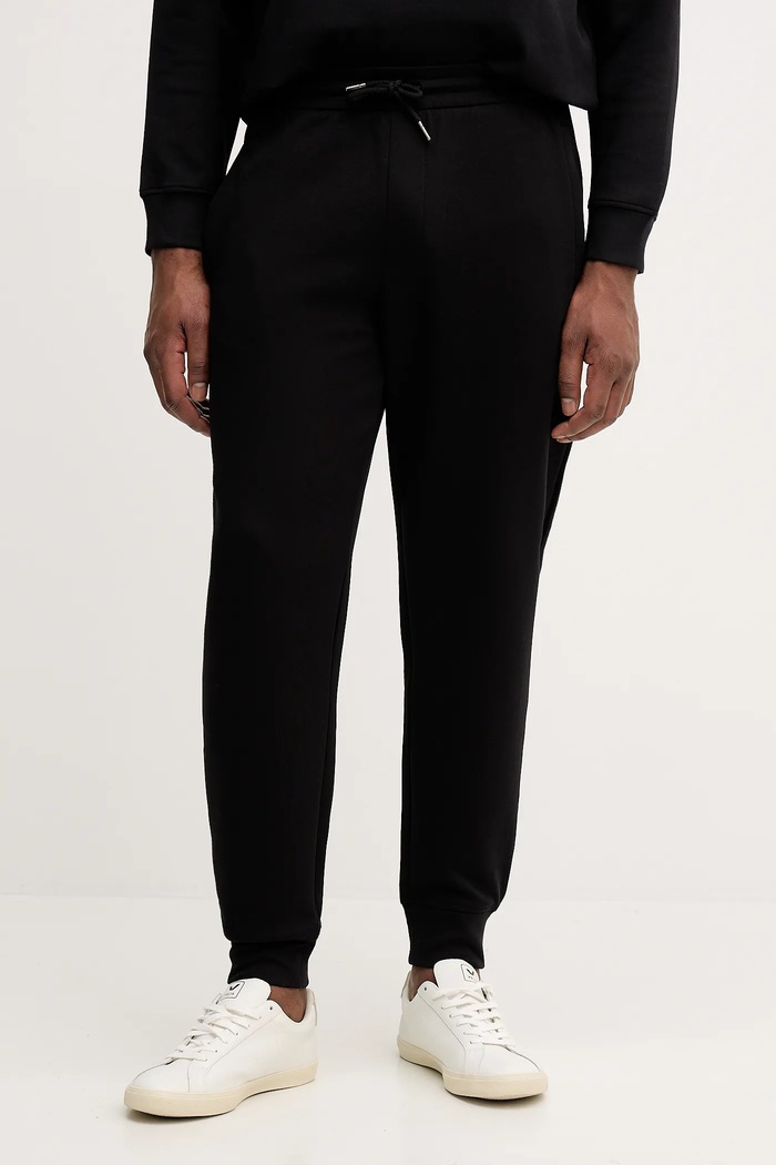 Armani Exchange pantaloni de trening tricotaj negru XM001886.AF10818