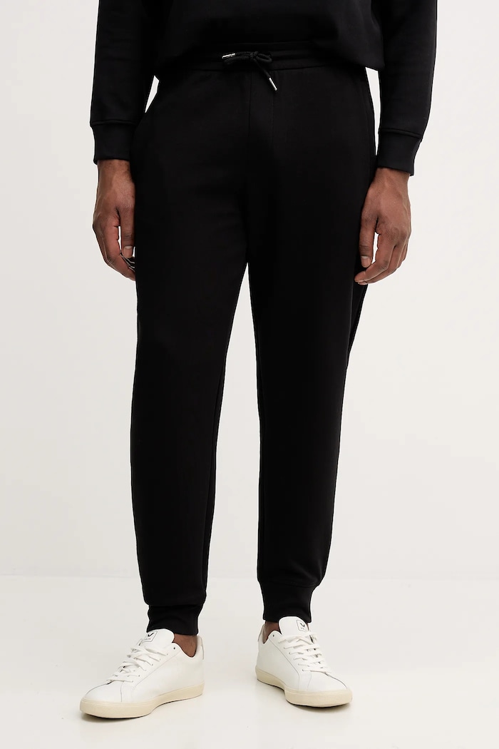 Armani Exchange pantaloni de trening tricotaj negru XM001886.AF10818