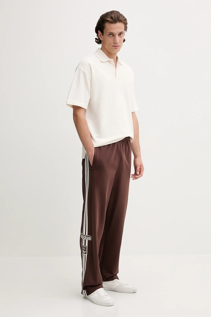 adidas Originals spodnie dresowe Adibreak KD6658 brązowy AW25