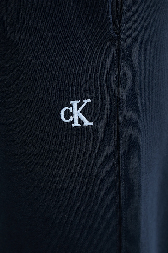 Calvin Klein Jeans spodnie dresowe bawełniane granatowy LV04RD241G
