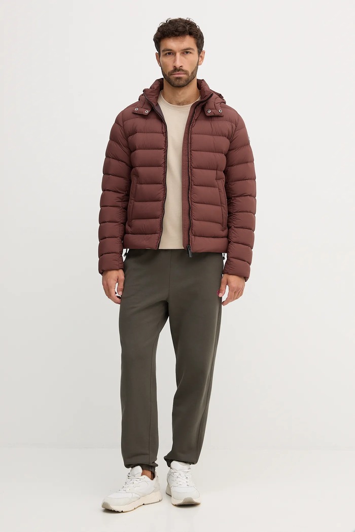 Памучен спортен панталон Calvin Klein Jeans LV04RD241G сив SS26