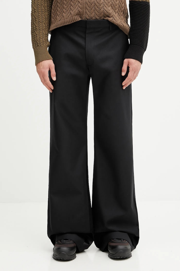 MM6 Maison Margiela pantaloni tessuto nero SH0KA0054.M35433.900