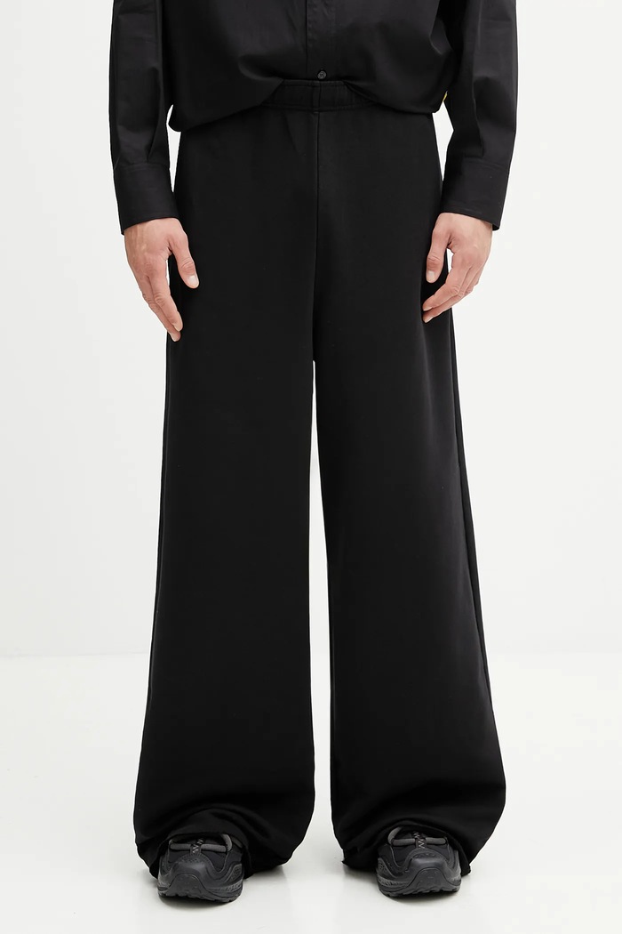 MM6 Maison Margiela spodnie dresowe bawełniane x MM6 Wardro bawełna czarny SH0KA0057.M25025.900