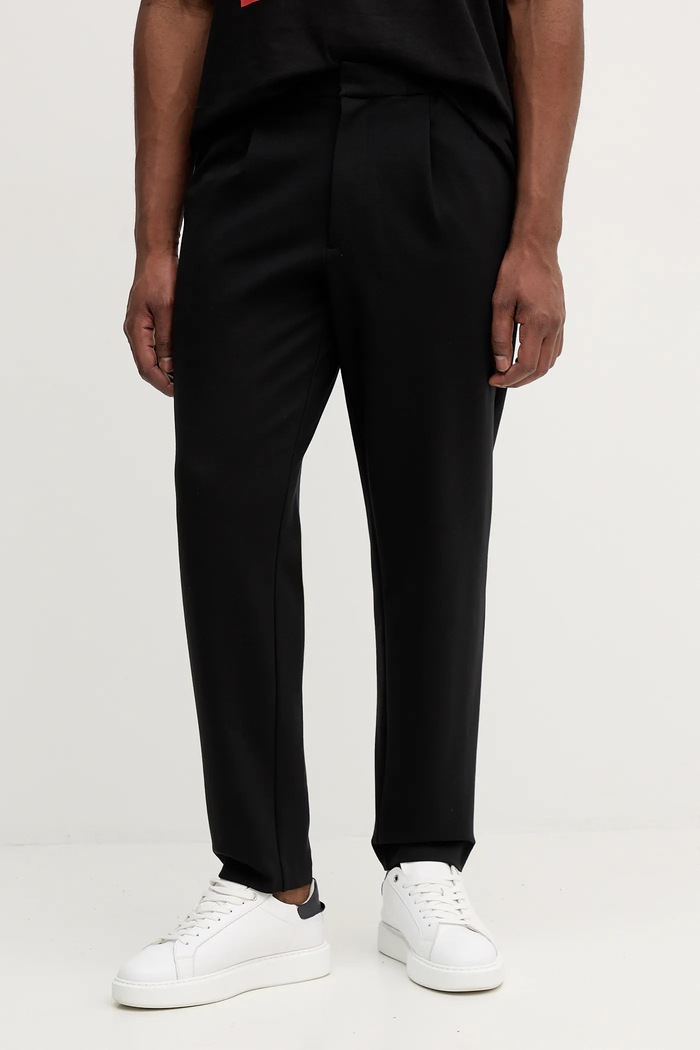 Панталон Calvin Klein еластичен черен LV04LE613G
