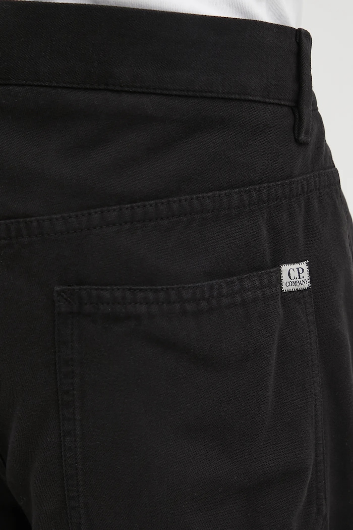 C.P. Company cotton trousers black 19CMPA235A110234G