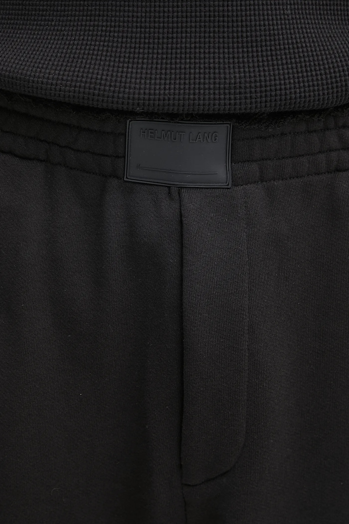 Helmut Lang pamut melegítőnadrág fekete P02HM203