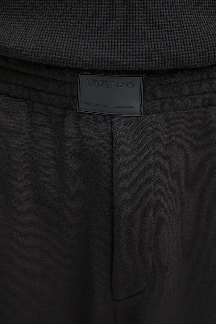 Памучен спортен панталон Helmut Lang черен P02HM203