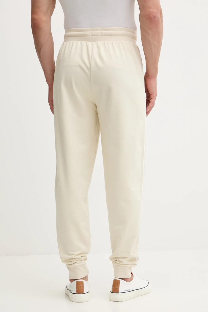 Одяг Бавовняні спортивні штани BOSS Iconic Pants 50550613 бежевий